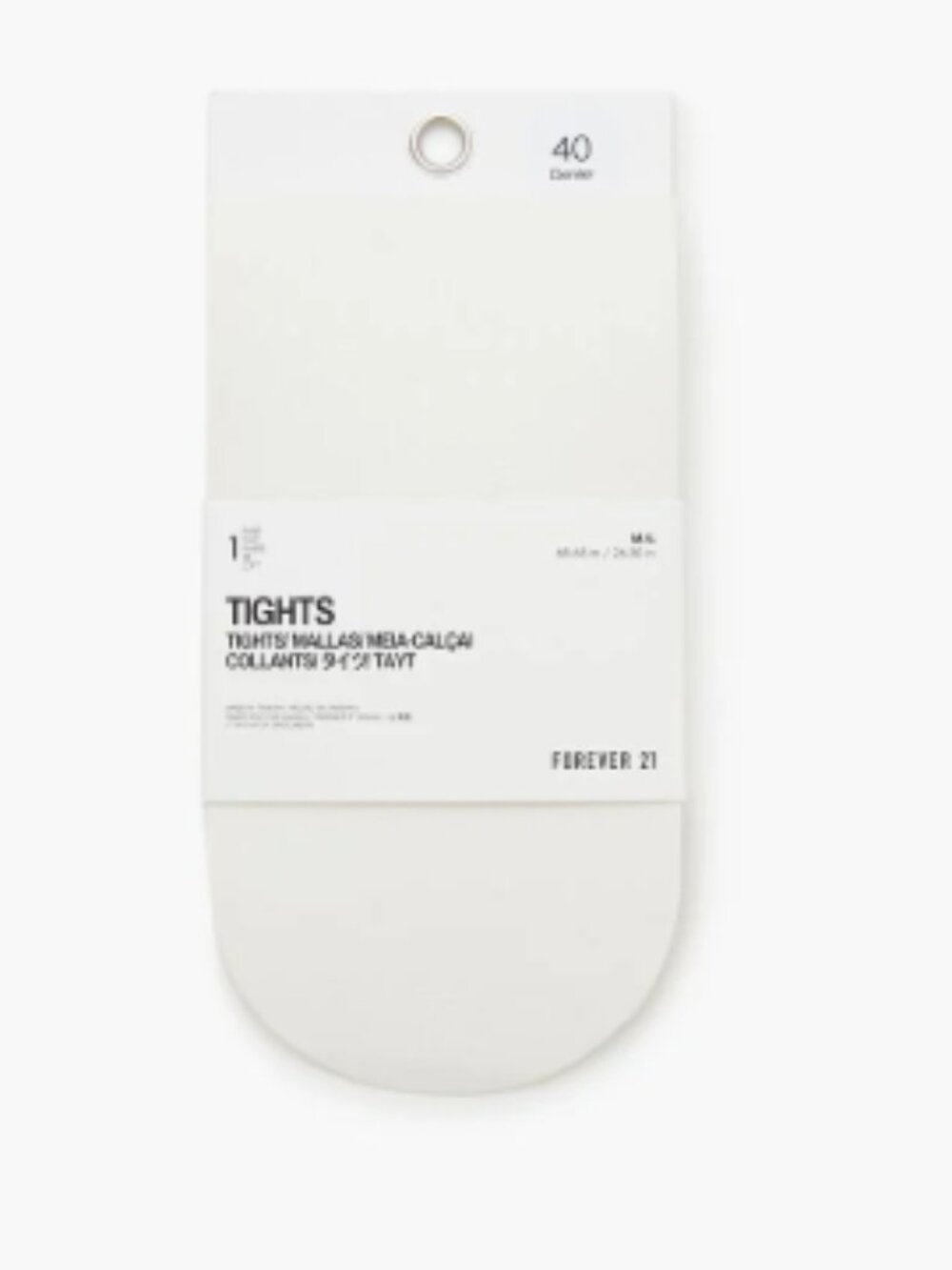Forever 21 Opaque Nylon-Blend Tights S/M NEW